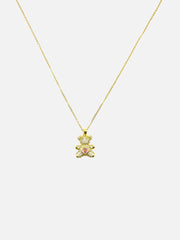 Collier Nounours Rose
