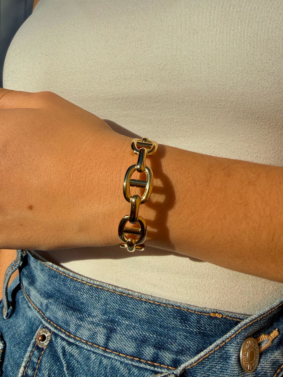 Bracelets Jonc Femme Acier Inoxydable Dorés & Argentés | Skitplé