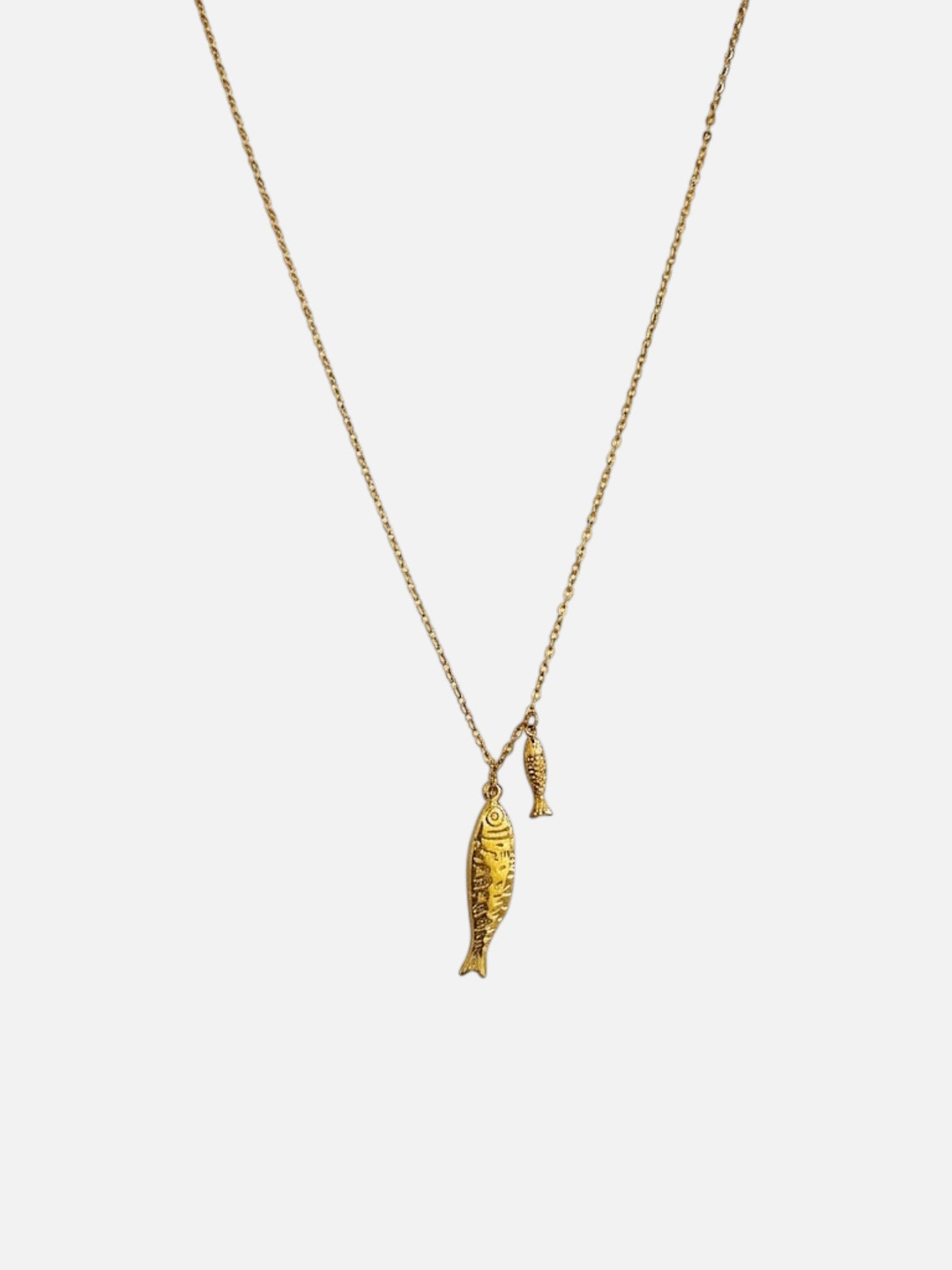 Collier Sardines Dorées