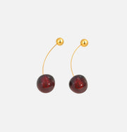 Boucles d'oreilles Cerisier