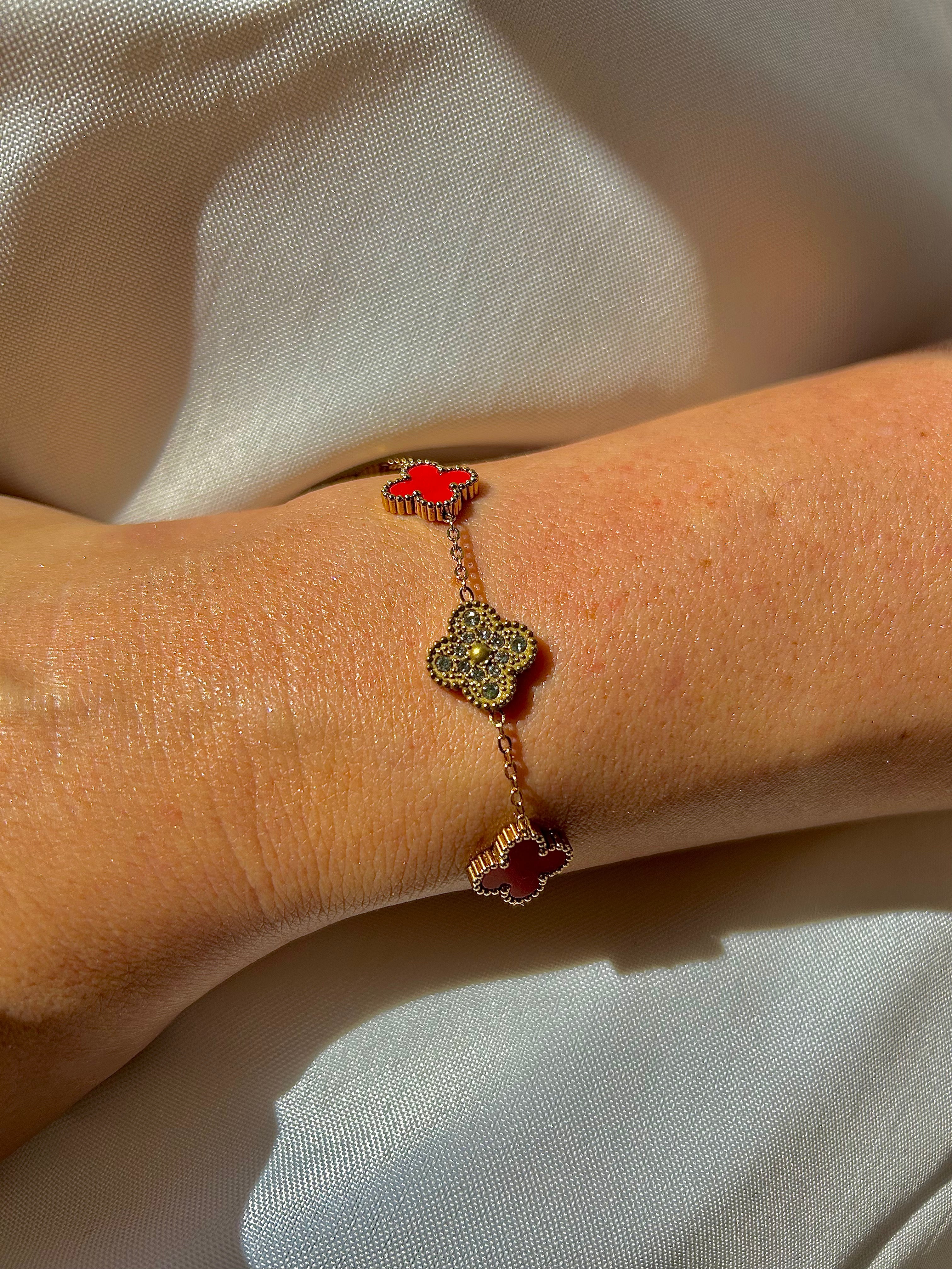 Bracelet Red Blossom