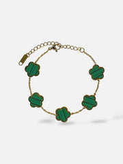 Bracelet Fleur Striée