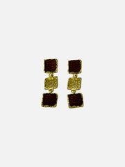 Boucles d’oreilles Carré d’Or