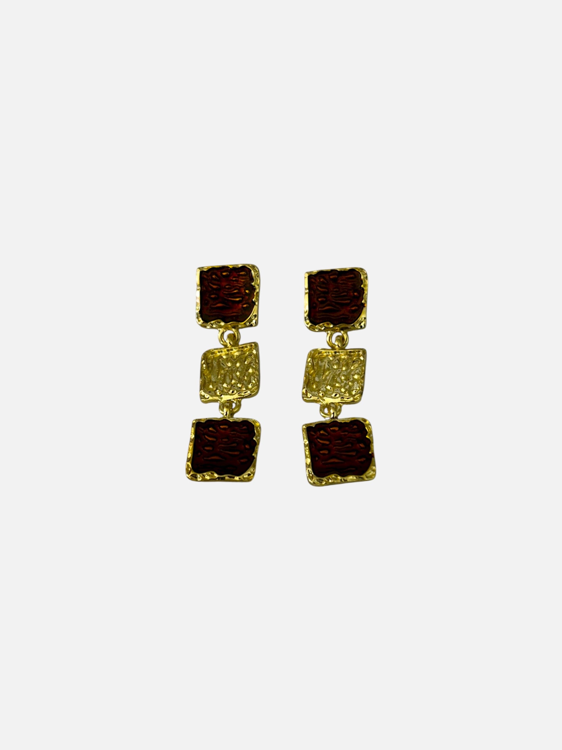 Boucles d’oreilles Carré d’Or