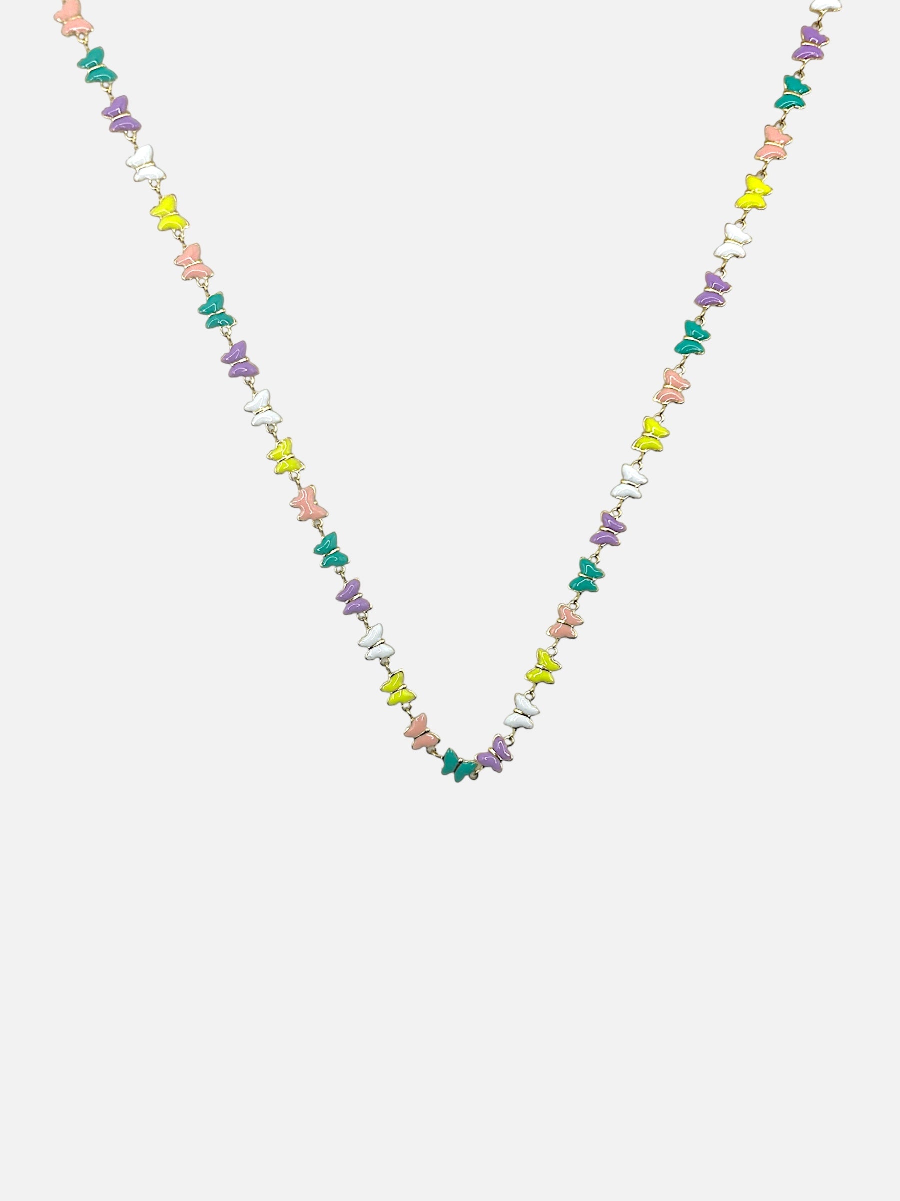 Collier Butterfly Coloré