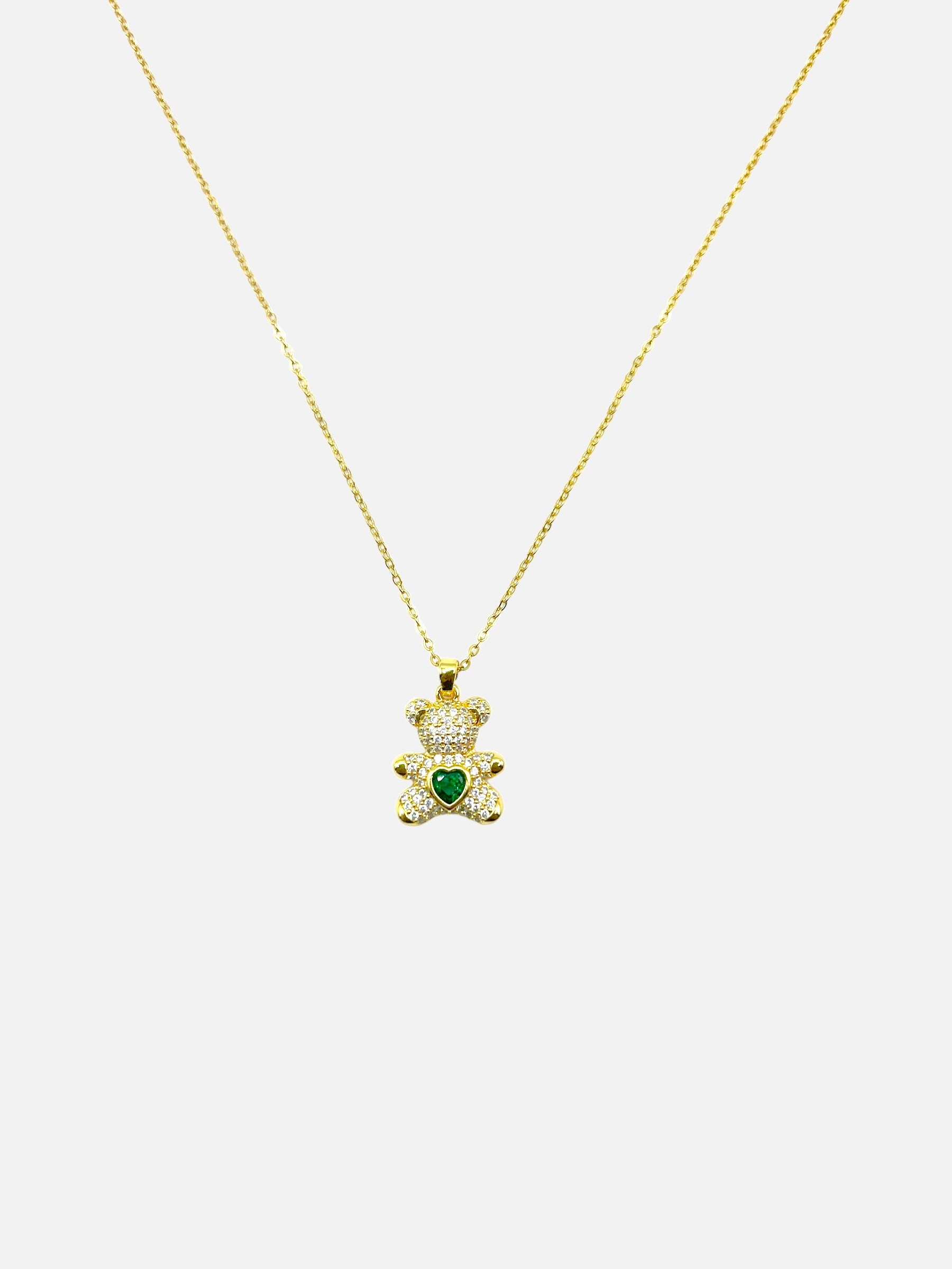Collier Nounours Vert