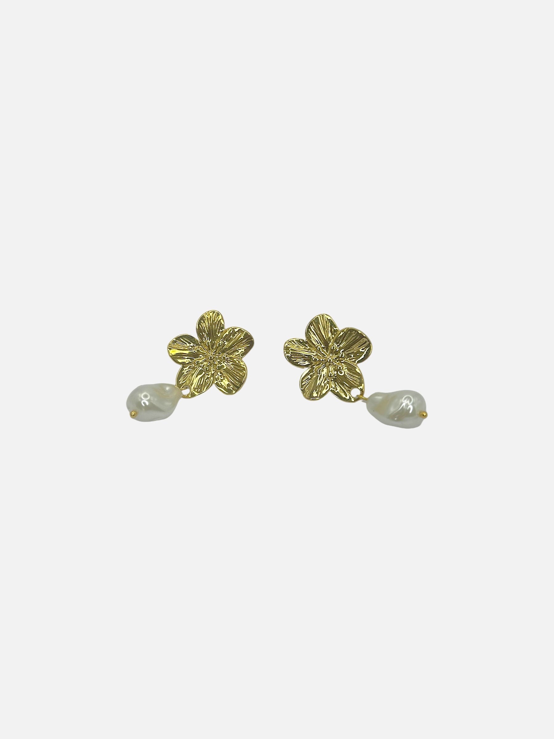Boucles D'oreilles Fleur de Perle
