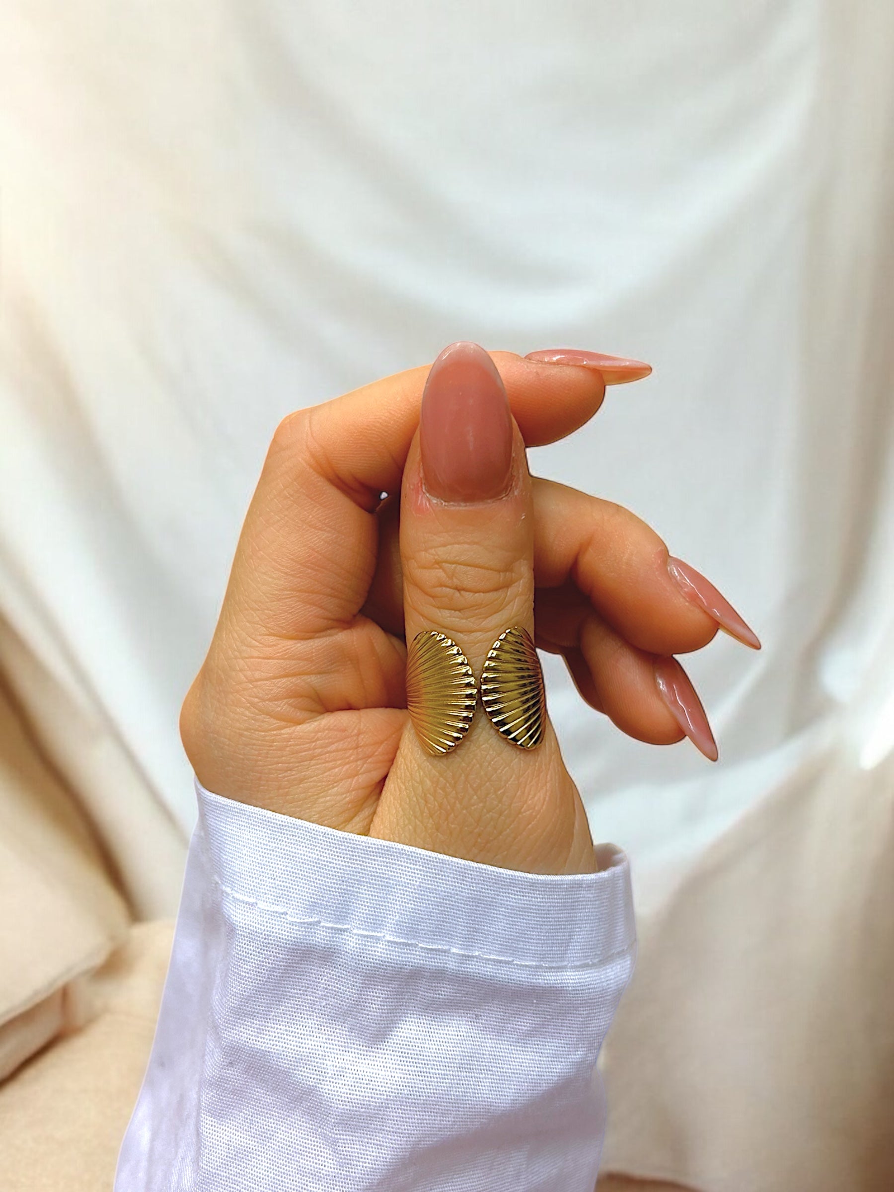 Bague Coquillage Doré