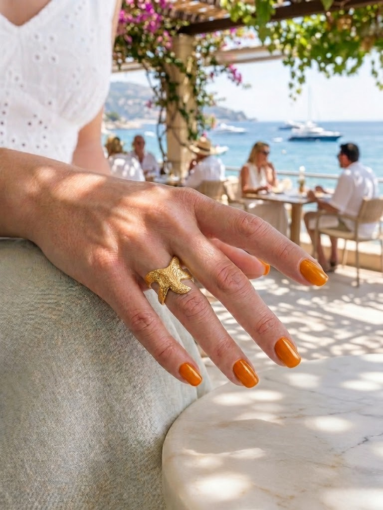 Bague Starfish Dorée